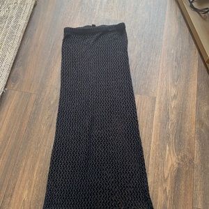 Windsor Black Netted Skirt